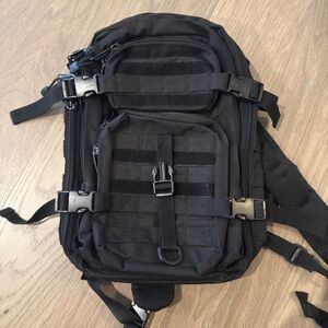 Black Tactical Backpack